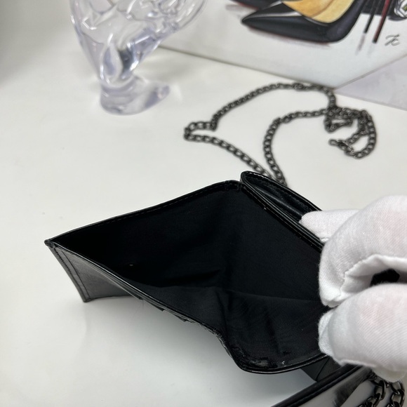 Chanel Wallet black enamel - Picture 8 of 13